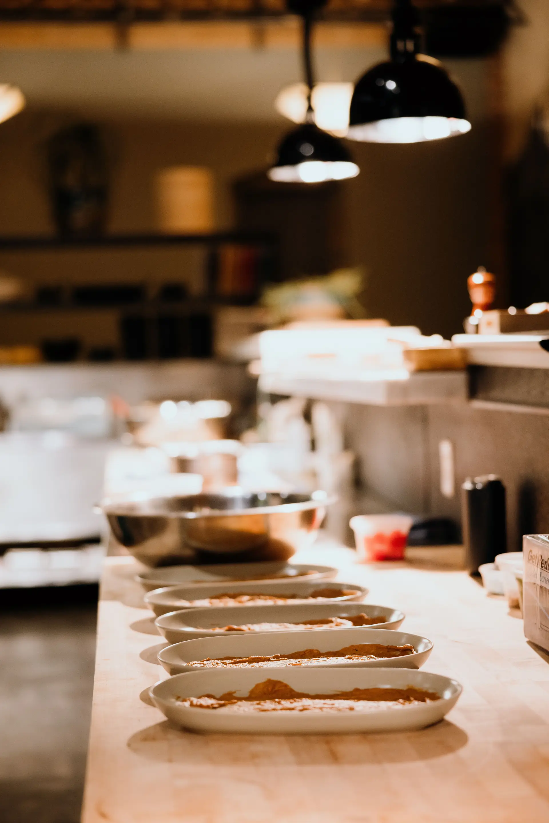 Chef's kitchen preparation
