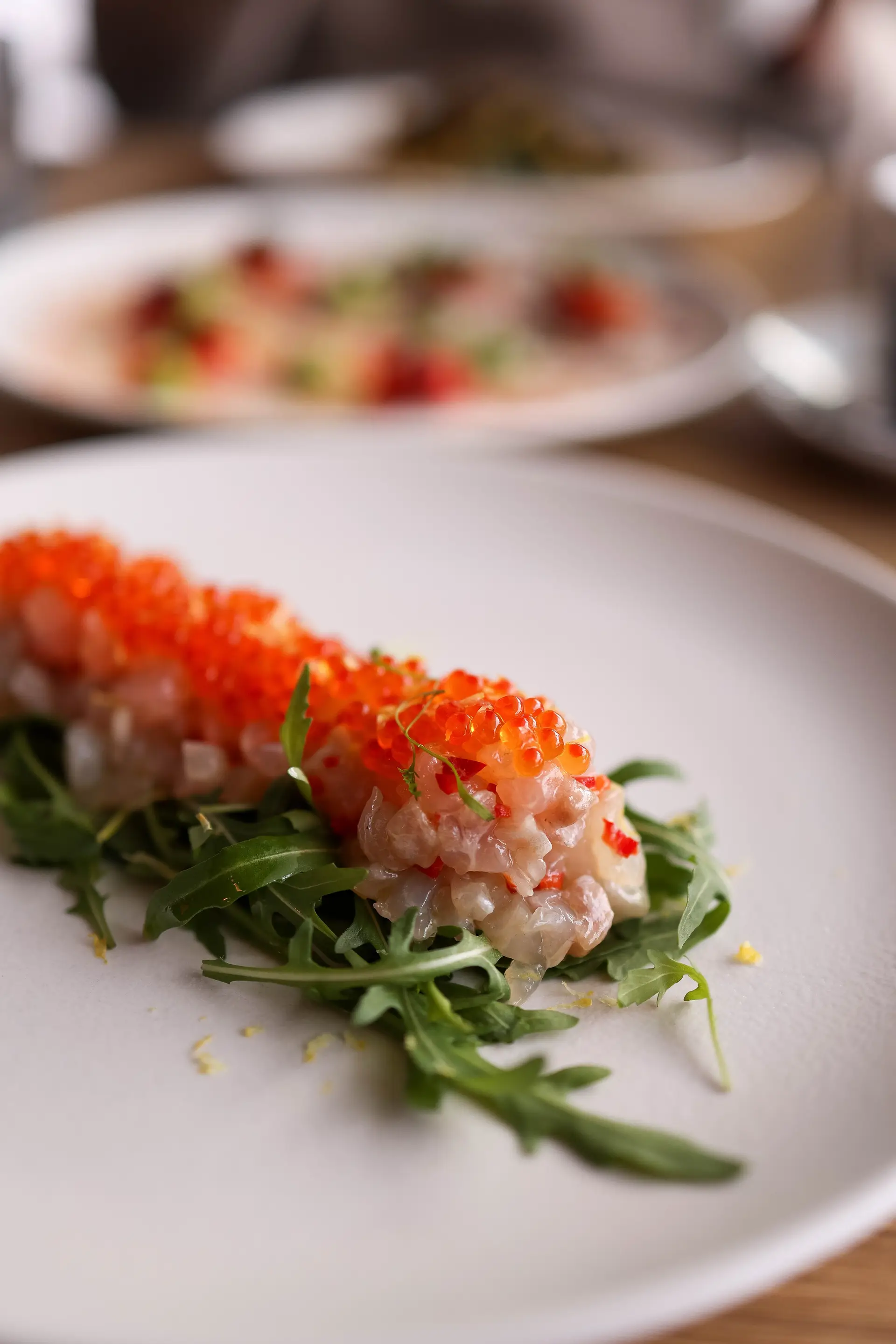 Exquisite appetizer presentation