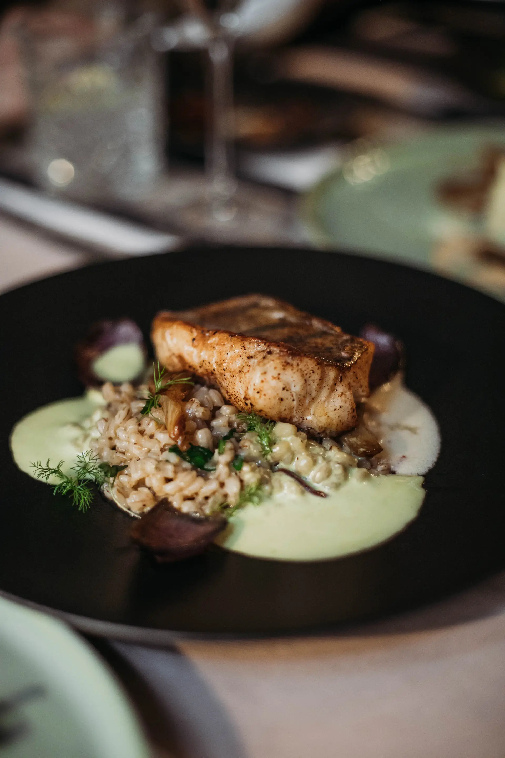 Grilled fish signature plate